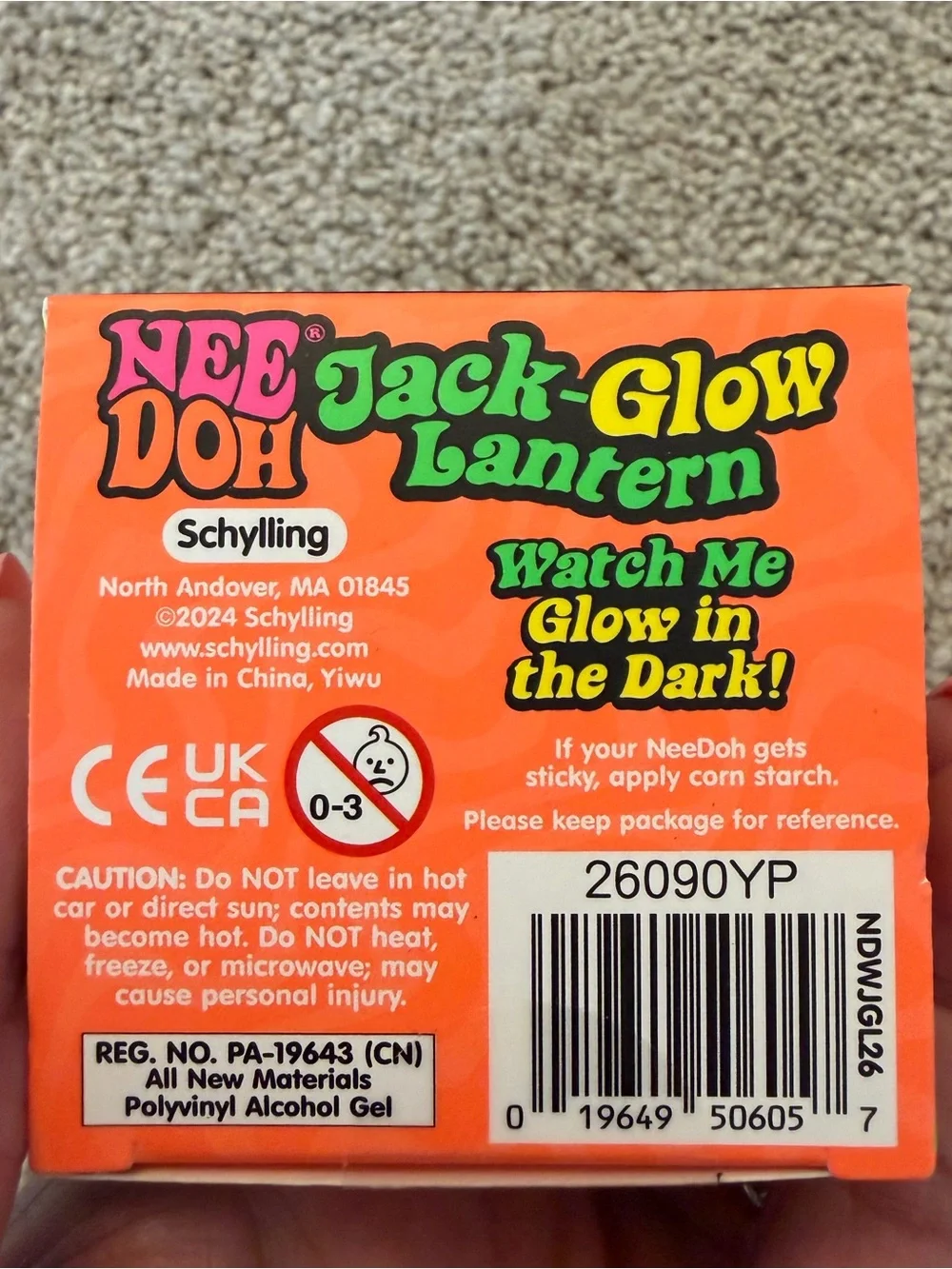 Jack-Glow Lantern Kids Toy - Purple